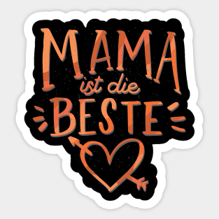 Mama ist die beste Sticker